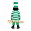 Green Human Mascot Costume for Sports Events
