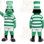 Green Human Mascot Costume for Sports Events