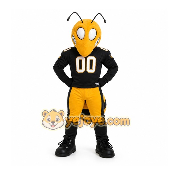 Yellow Bee Mascot Costume for Sports Events Yellow Bee Mascot Costume for Sports Events