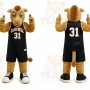 Brown Bull Mascot Costume for Sports Events