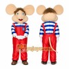 Red Mouse Mascot Costume for Children's Events