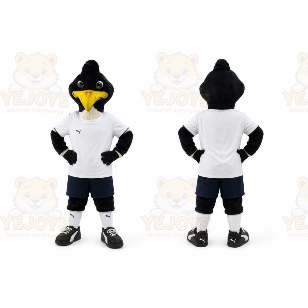 Black Bird Crow Mascot Costume for Sports Events