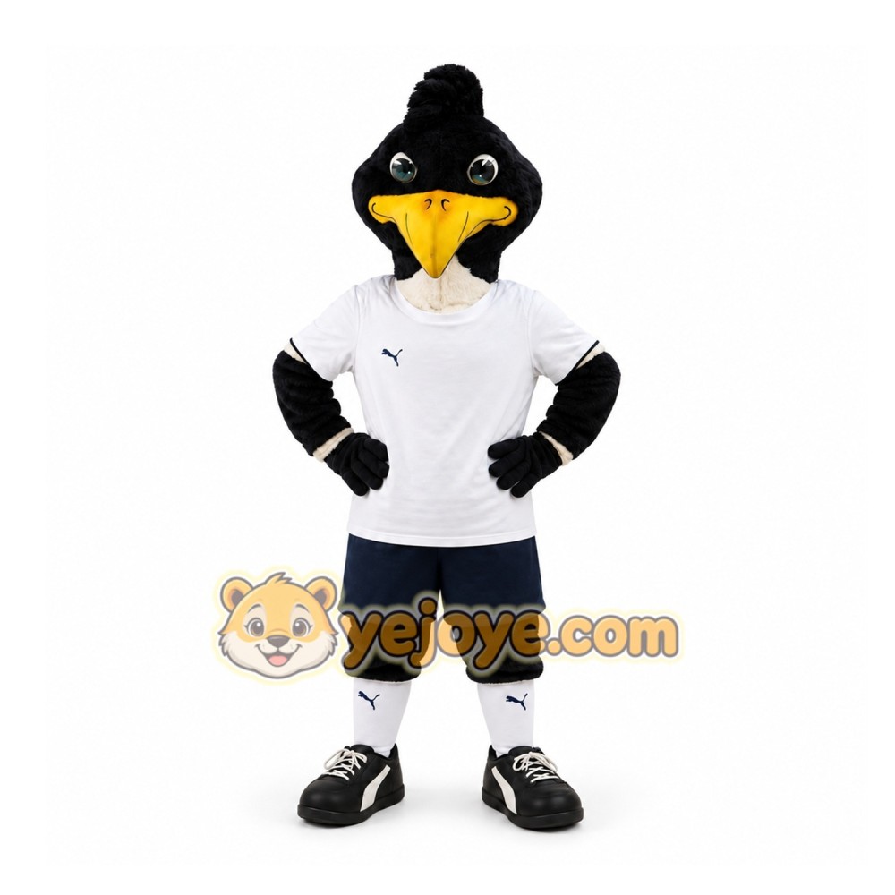 Black Bird Crow Mascot Costume for Sports Events Black Bird Crow Mascot Costume for Sports Events