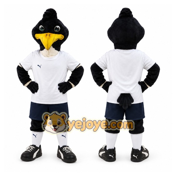 Black Bird Crow Mascot Costume for Sports Events
