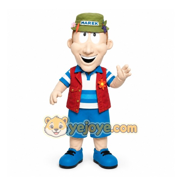 Blue Man Mascot Costume for Events and Promotions