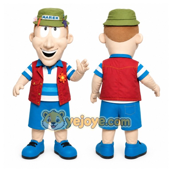 Blue Man Mascot Costume for Events and Promotions
