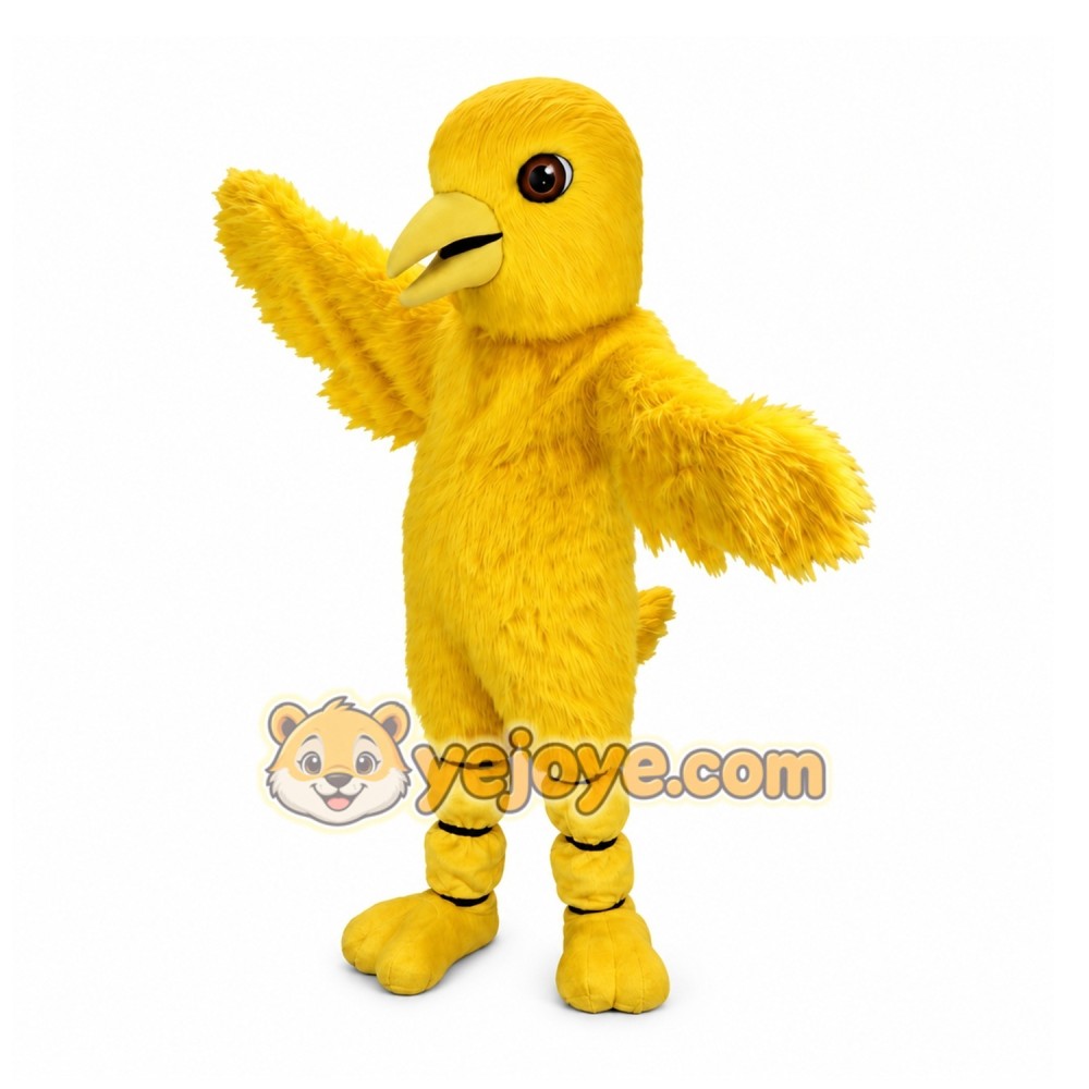 Yellow Bird Mascot Costume for Events and Promotions