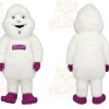White Yeti Mascot Costume for Holiday Events