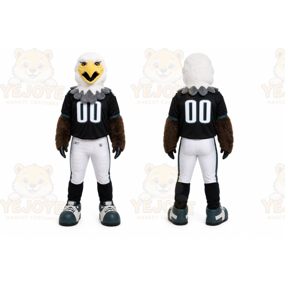 Black Eagle Mascot Costume for Sports Events