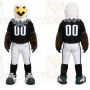 Black Eagle Mascot Costume for Sports Events