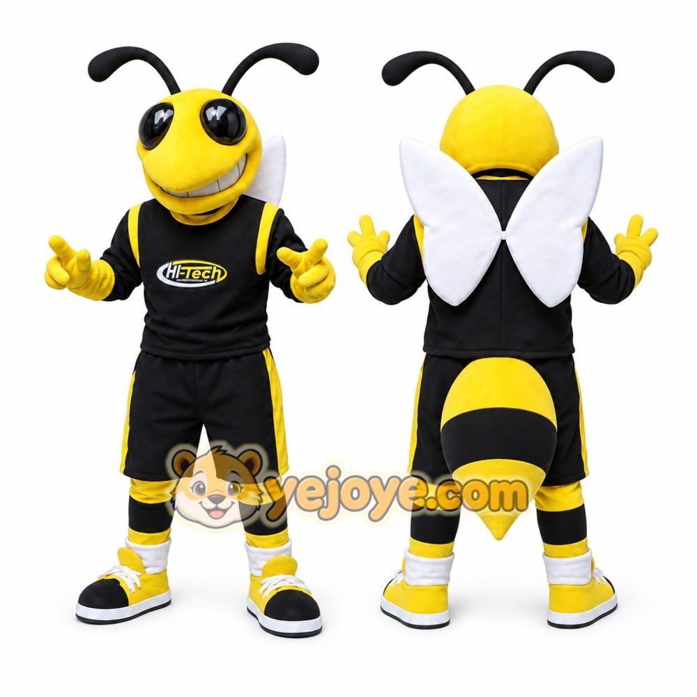 Yellow Bee Mascot Costume for Corporate Events Yellow Bee Mascot Costume for Corporate Events
