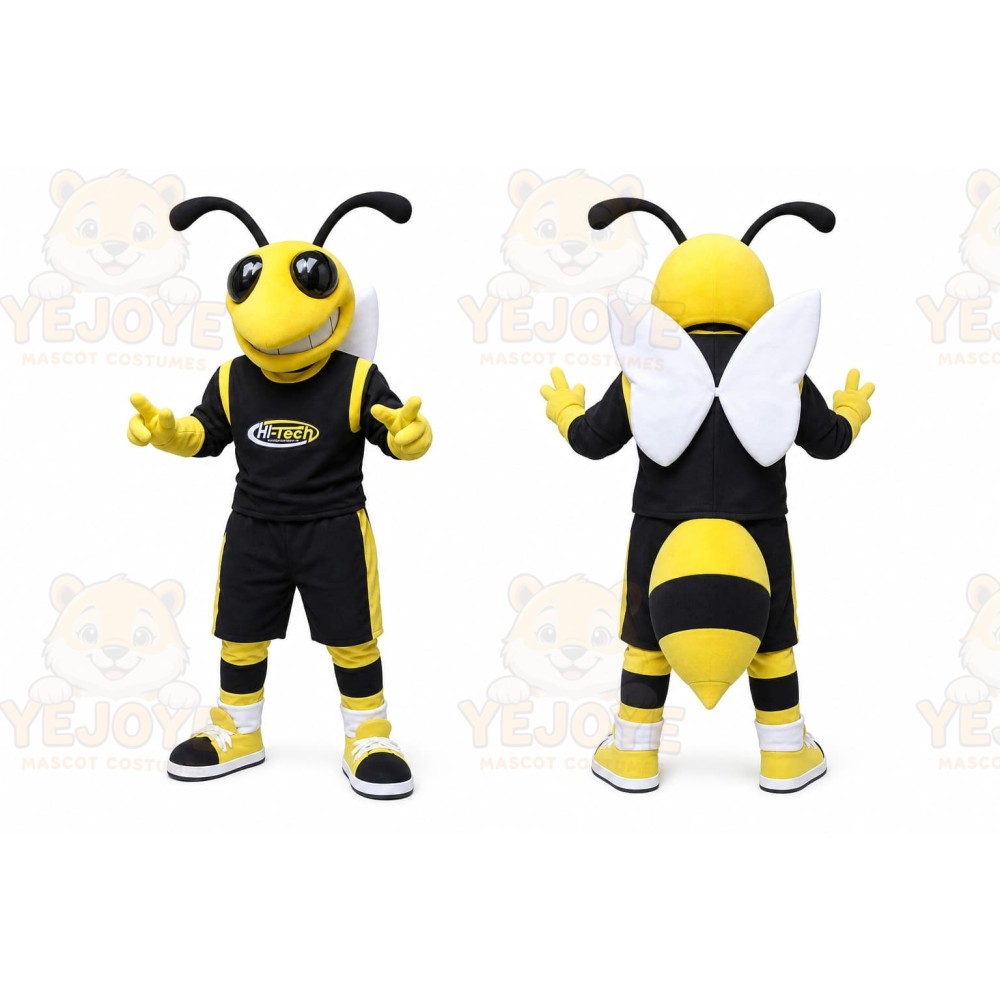 Yellow Bee Mascot Costume for Corporate Events