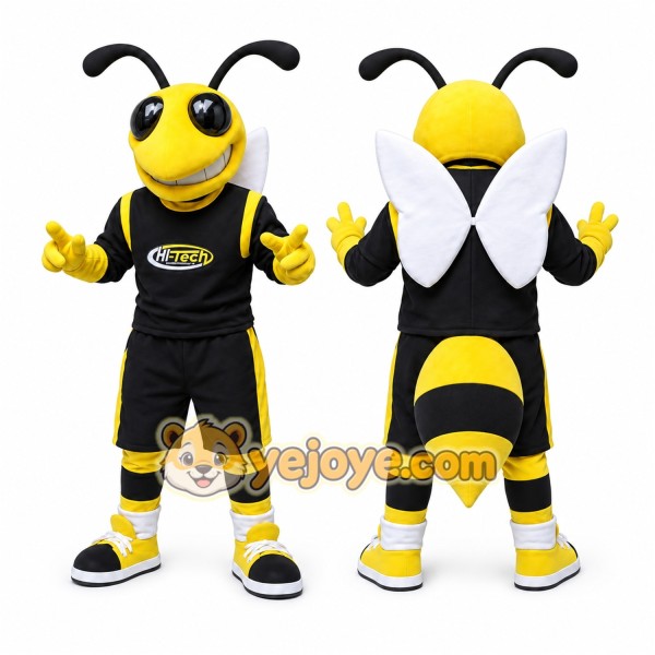 Yellow Bee Mascot Costume for Corporate Events