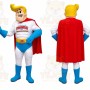White Superhero Mascot Costume for Events and Promotions