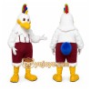 White Chicken Mascot Costume for Restaurant Promotions White Chicken Mascot Costume for Restaurant Promotions