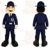 Blue Policeman Mascot Costume for Corporate Events