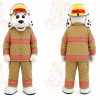 Tan Dalmatian Firefighter Dog Mascot Costume for Events and Promotions