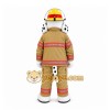 Tan Dalmatian Firefighter Dog Mascot Costume for Events and Promotions