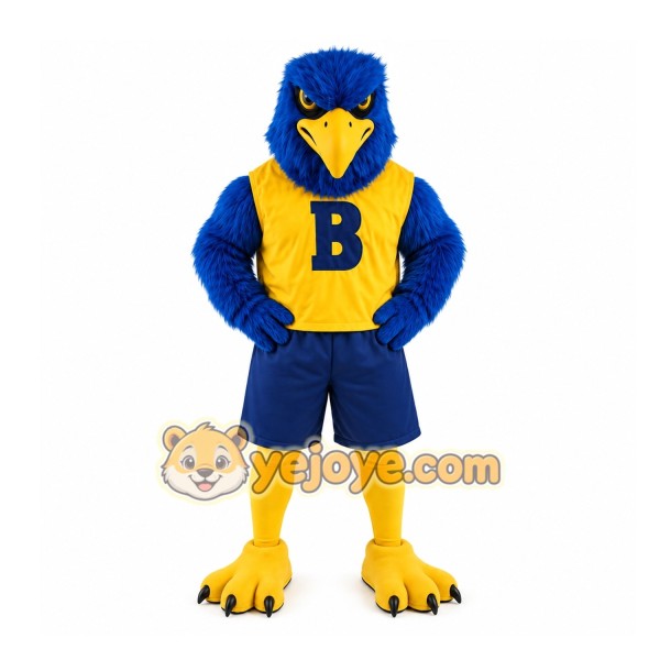 Blue Bird Mascot Costume for Sports Events