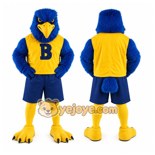 Blue Bird Mascot Costume for Sports Events