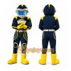 Black Robot Or Futuristic Character Mascot Costume for Sports Events Black Robot Or Futuristic Character Mascot Costume for Sports Events