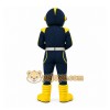 Black Robot Or Futuristic Character Mascot Costume for Sports Events Black Robot Or Futuristic Character Mascot Costume for Sports Events