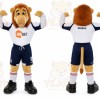 Brown Lion Mascot Costume for Sports Events