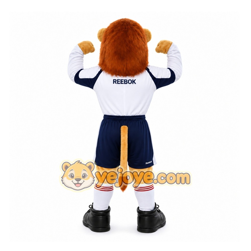 Brown Lion Mascot Costume for Sports Events Brown Lion Mascot Costume for Sports Events