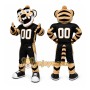 Black Tiger Mascot Costume for Sports Events
