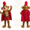 Brown Roman Soldier Monkey Mascot Costume for Events and Promotions