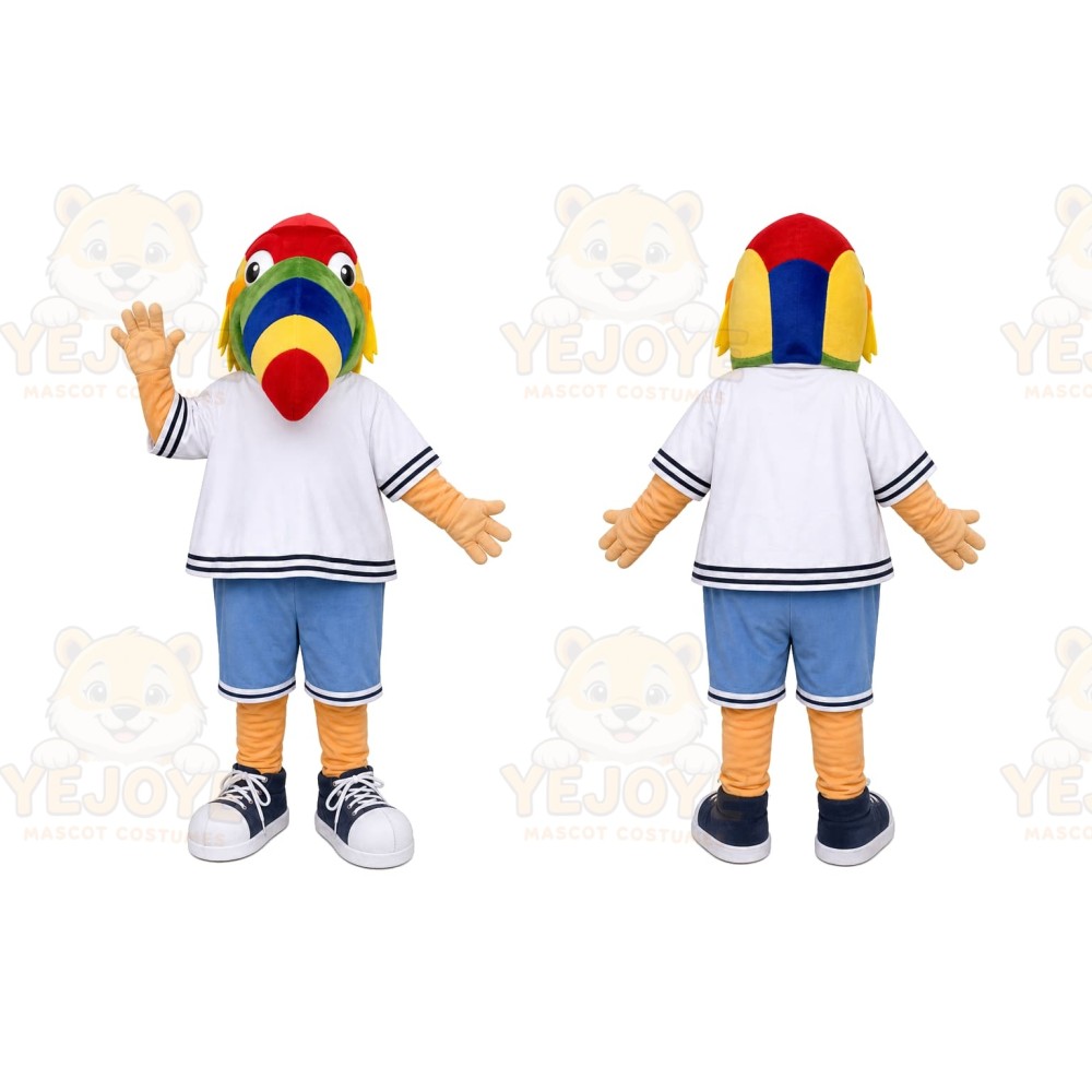 White Parrot Mascot Costume for Events and Promotions