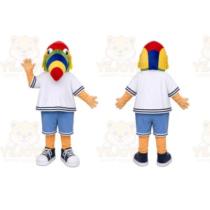 White Parrot Mascot Costume for Events and Promotions