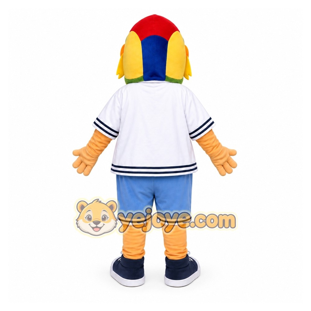 White Parrot Mascot Costume for Events and Promotions White Parrot Mascot Costume for Events and Promotions