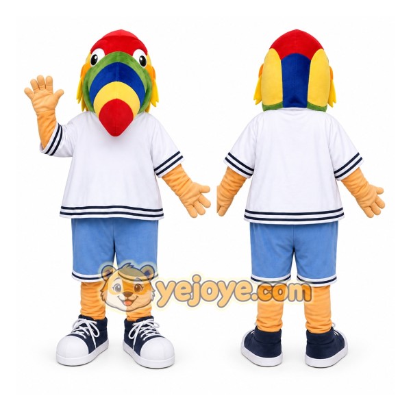 White Parrot Mascot Costume for Events and Promotions