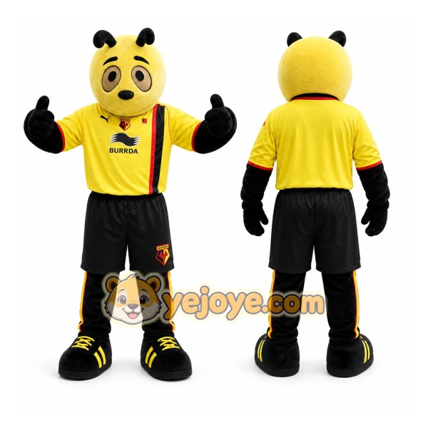 Yellow Bee Mascot Costume for Sports Events