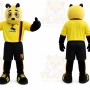 Yellow Bee Mascot Costume for Sports Events