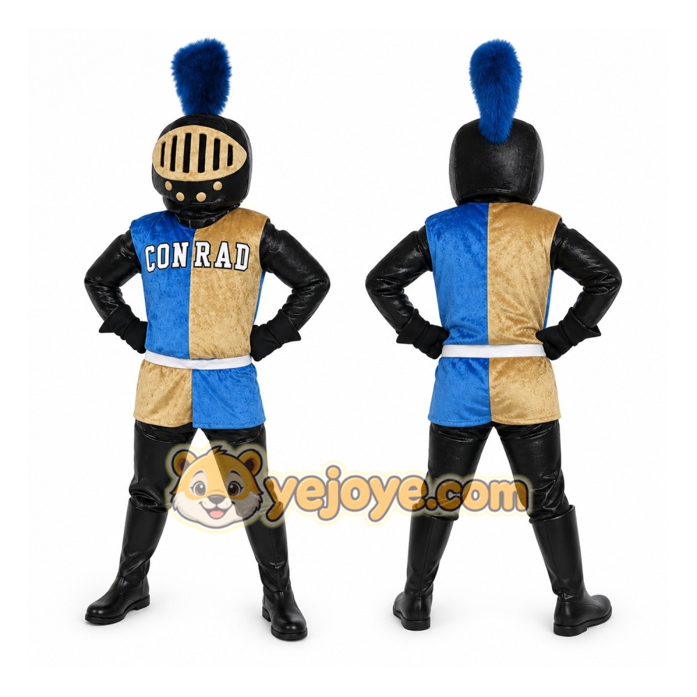 Blue Knight Mascot Costume for School Events Blue Knight Mascot Costume for School Events