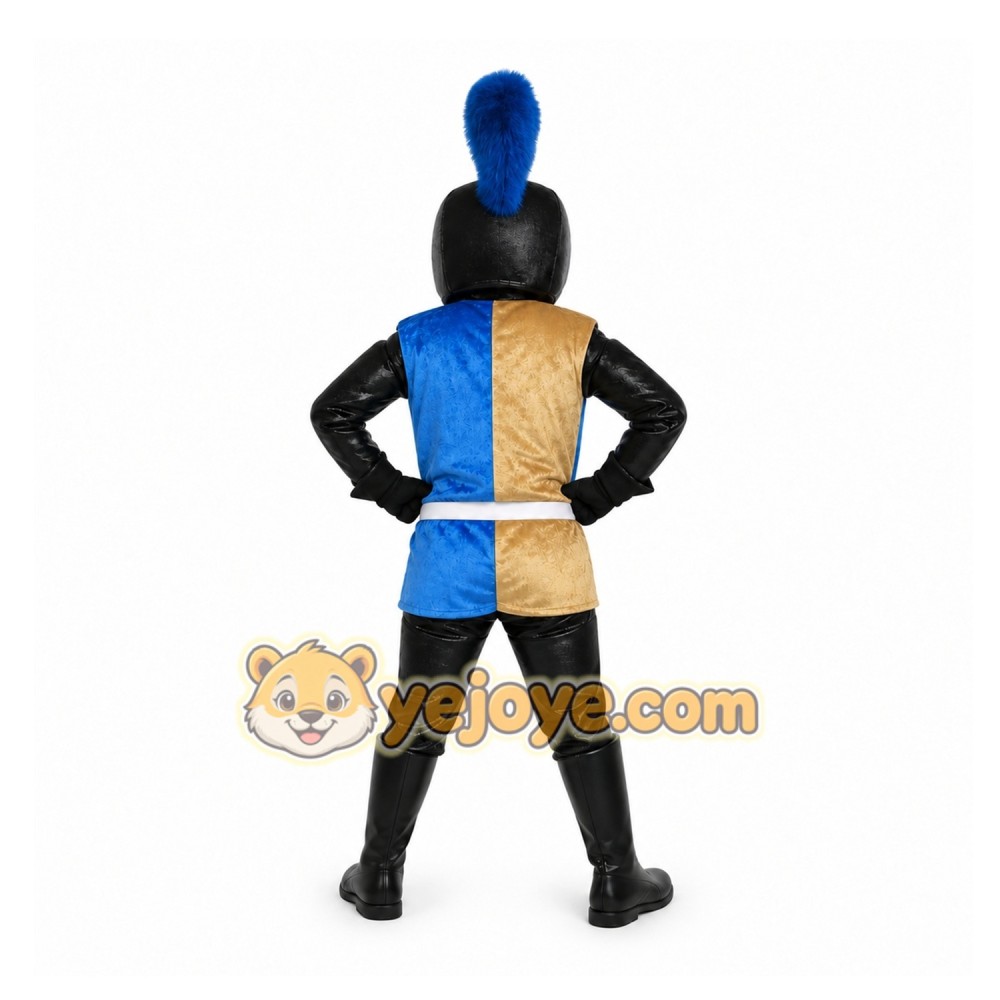 Blue Knight Mascot Costume for School Events Blue Knight Mascot Costume for School Events