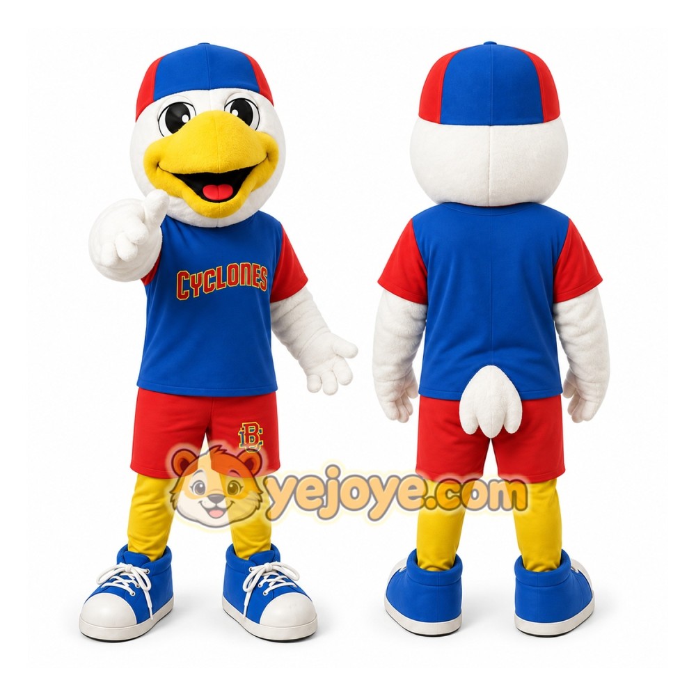 Blue Bird Mascot Costume for Sports Events