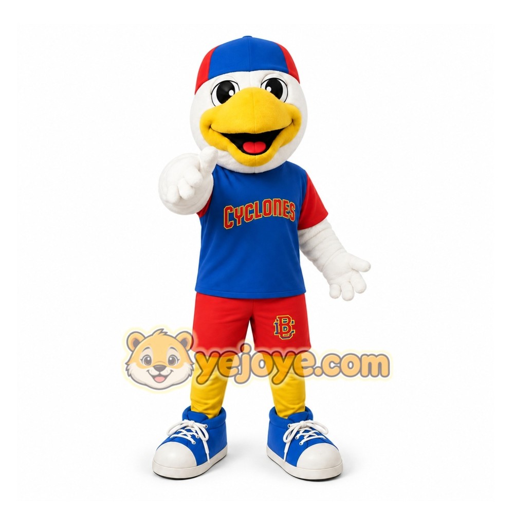 Blue Bird Mascot Costume for Sports Events