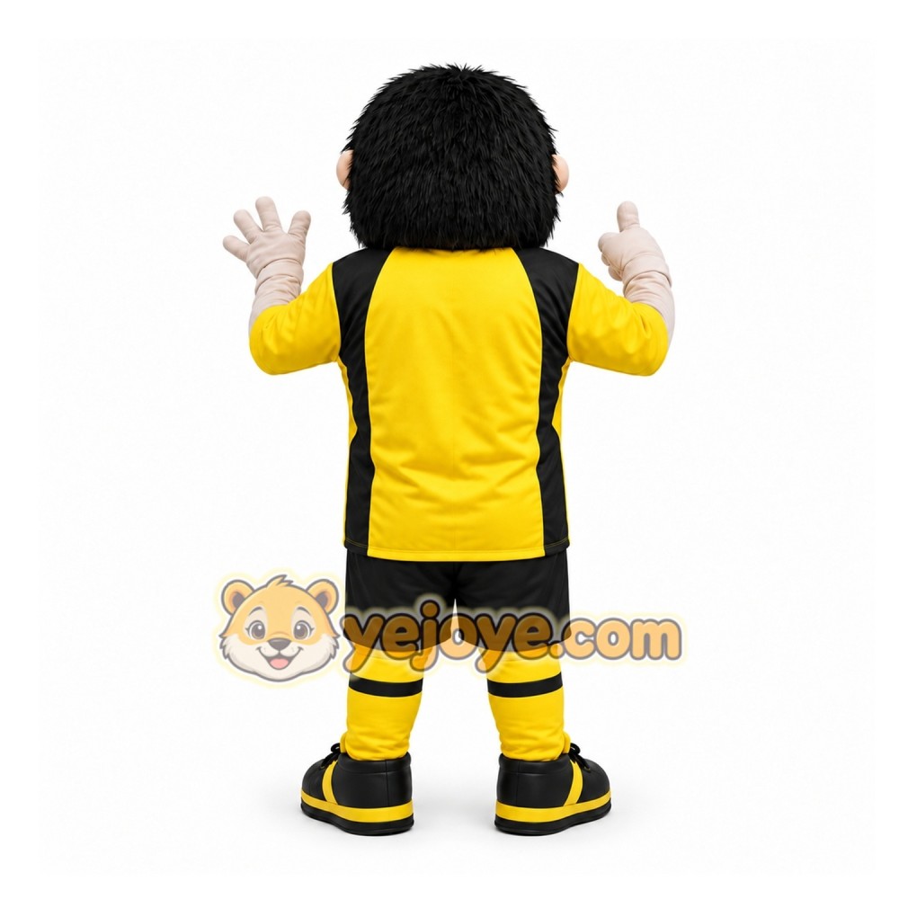 Yellow Boy Mascot Costume for Sports Events Yellow Boy Mascot Costume for Sports Events