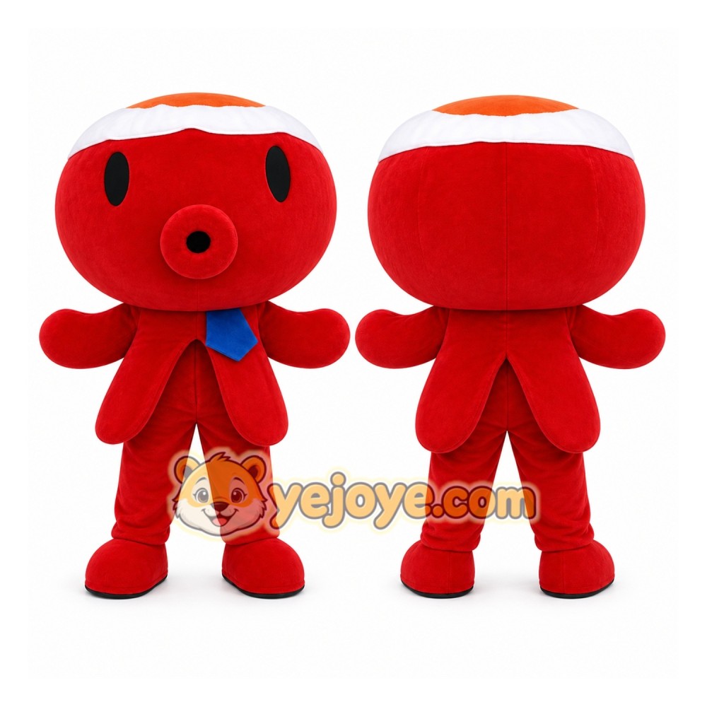 Red Octopus Mascot Costume for Events and Promotions