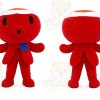 Red Octopus Mascot Costume for Events and Promotions