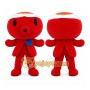 Red Octopus Mascot Costume for Events and Promotions
