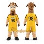 Yellow Giraffe Mascot Costume for Sports Events
