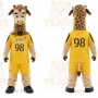 Yellow Giraffe Mascot Costume for Sports Events