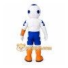 White Soccer Player Mascot Costume for Sports Events White Soccer Player Mascot Costume for Sports Events