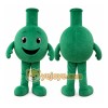 Green Round Flask Mascot Costume for Corporate Events