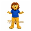 Yellow Lion Mascot Costume for Children's Events