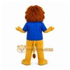 Yellow Lion Mascot Costume for Children's Events